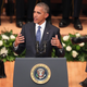 President Barack Obama delivers remarks during an interfaith memorial service honoring five slain police officers at the Morton H. Meyerson Symphony Center in Dallas on July 12, 2016. A sniper opened fire following a Black Lives Matter march in Dallas, killing five police officers and injuring several others.
Tom Pennington/Getty Images